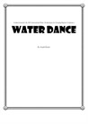 WaTER Dance (clarinet, piano, bass, 2 percussion)