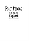 Four Pieces in the Shape of an Elephant (percussion ensemble)