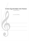 Three Quandaries (Solo violin)