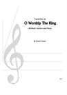 Variations on 'O Worship The King' (Bb Bass Clarinet and Piano)